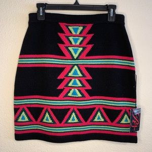 Roja Skirt Women’s M, Lambswool Southwest Design